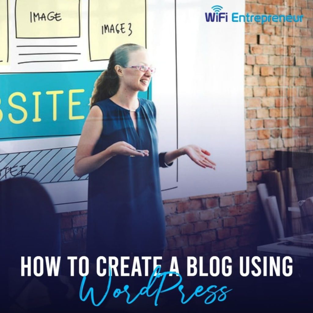 create a blog wordpress