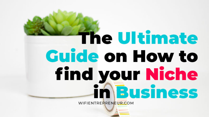 ultimate guide on how to find your niche in business image