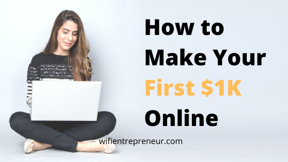 make your first $1k online